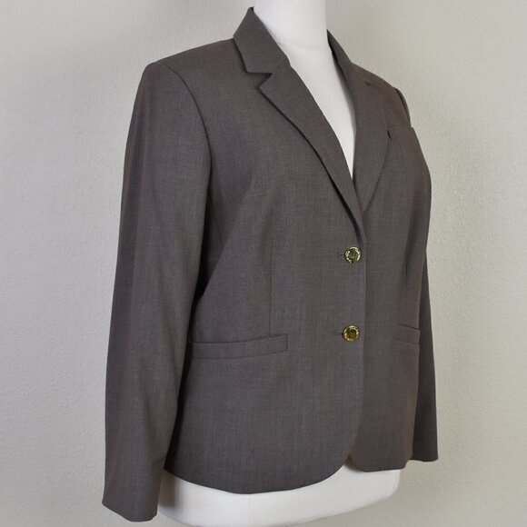 Calvin Klein Blazer Brown 22W NEW - Picture 3 of 8